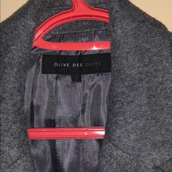 New oversized OLIVE DES OLIVE Coat - Picture 2 of 5